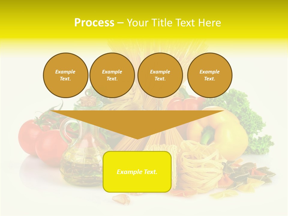 A Bunch Of Different Types Of Pasta And Vegetables PowerPoint Template