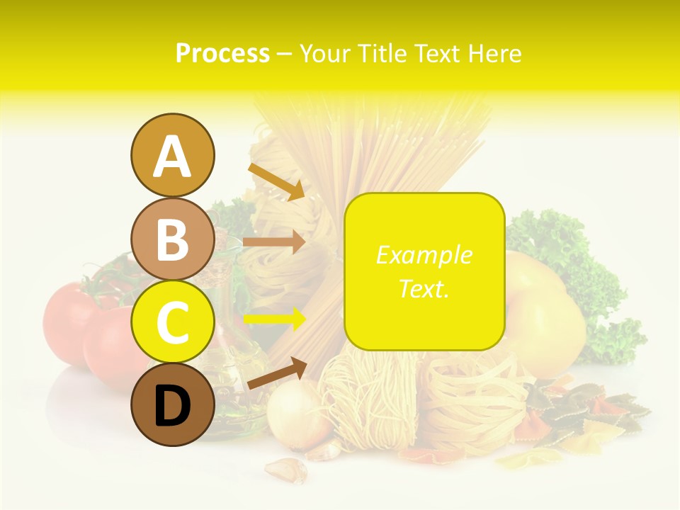 A Bunch Of Different Types Of Pasta And Vegetables PowerPoint Template