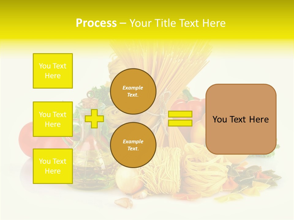 A Bunch Of Different Types Of Pasta And Vegetables PowerPoint Template