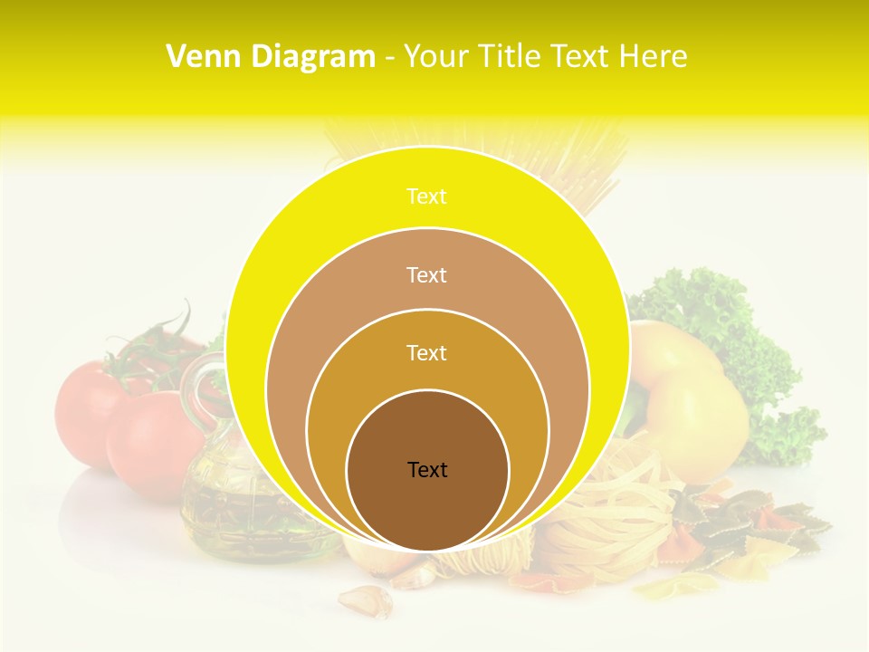A Bunch Of Different Types Of Pasta And Vegetables PowerPoint Template