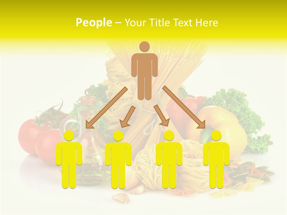 A Bunch Of Different Types Of Pasta And Vegetables PowerPoint Template