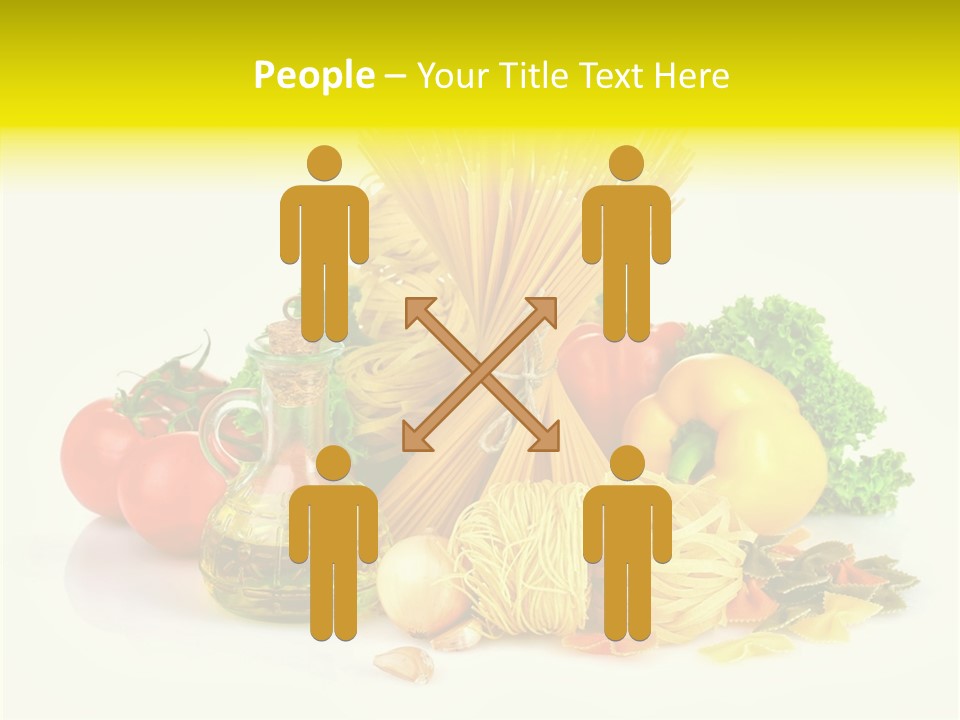 A Bunch Of Different Types Of Pasta And Vegetables PowerPoint Template