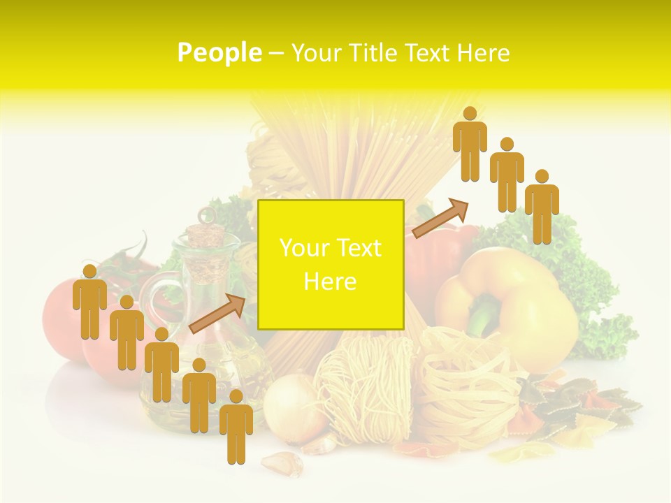 A Bunch Of Different Types Of Pasta And Vegetables PowerPoint Template