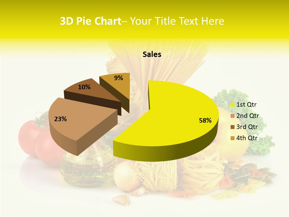 A Bunch Of Different Types Of Pasta And Vegetables PowerPoint Template