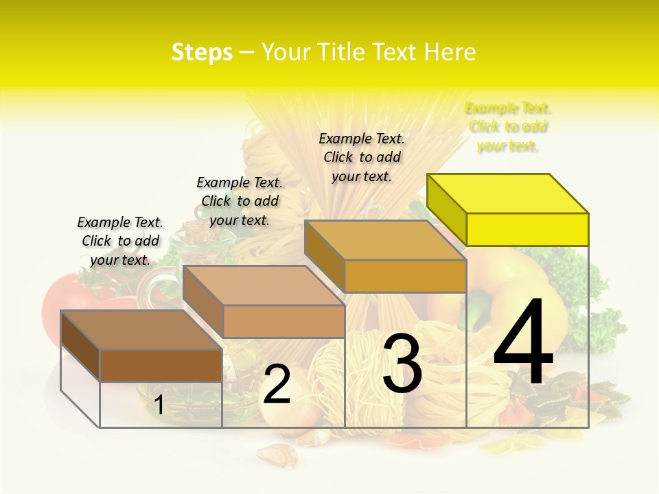 A Bunch Of Different Types Of Pasta And Vegetables PowerPoint Template