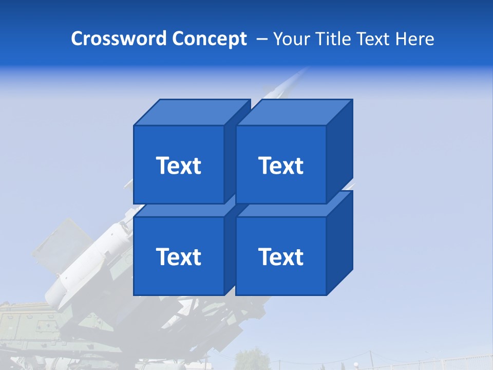 A Group Of Missiles Sitting On Top Of Each Other PowerPoint Template