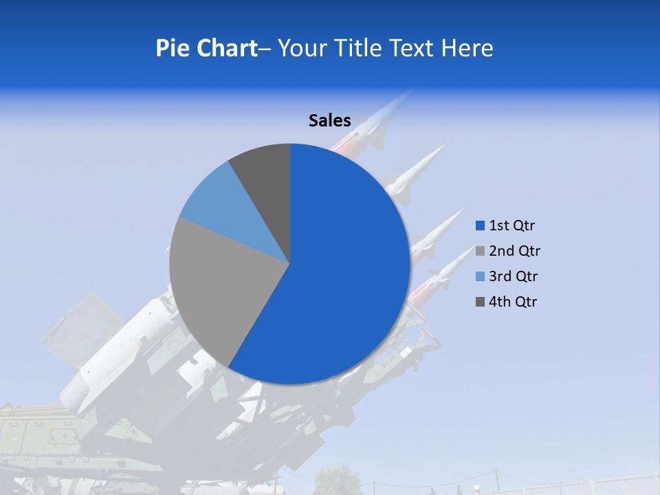 A Group Of Missiles Sitting On Top Of Each Other PowerPoint Template