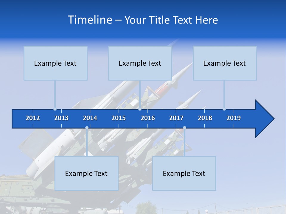 A Group Of Missiles Sitting On Top Of Each Other PowerPoint Template