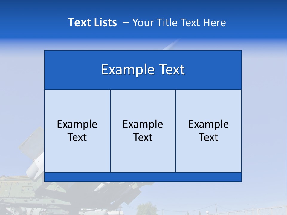 A Group Of Missiles Sitting On Top Of Each Other PowerPoint Template