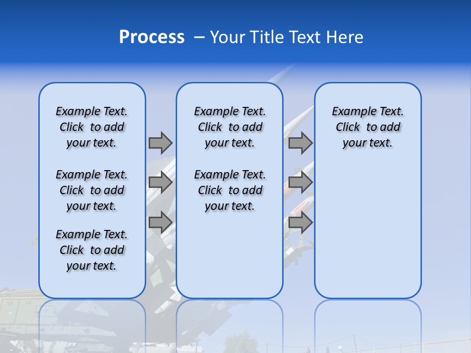 A Group Of Missiles Sitting On Top Of Each Other PowerPoint Template