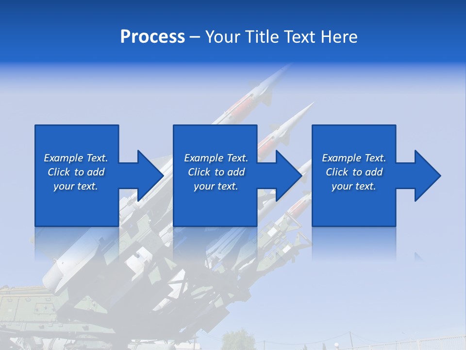 A Group Of Missiles Sitting On Top Of Each Other PowerPoint Template