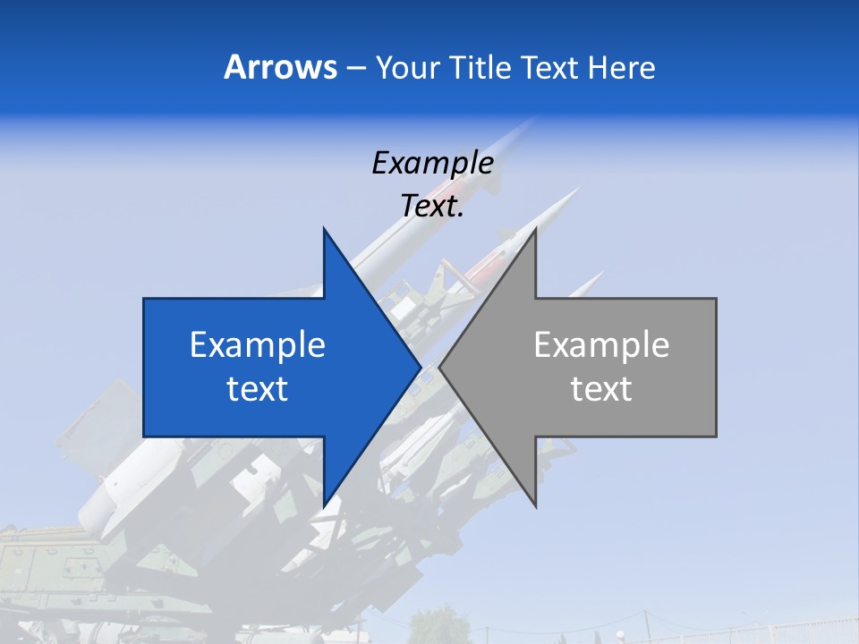A Group Of Missiles Sitting On Top Of Each Other PowerPoint Template