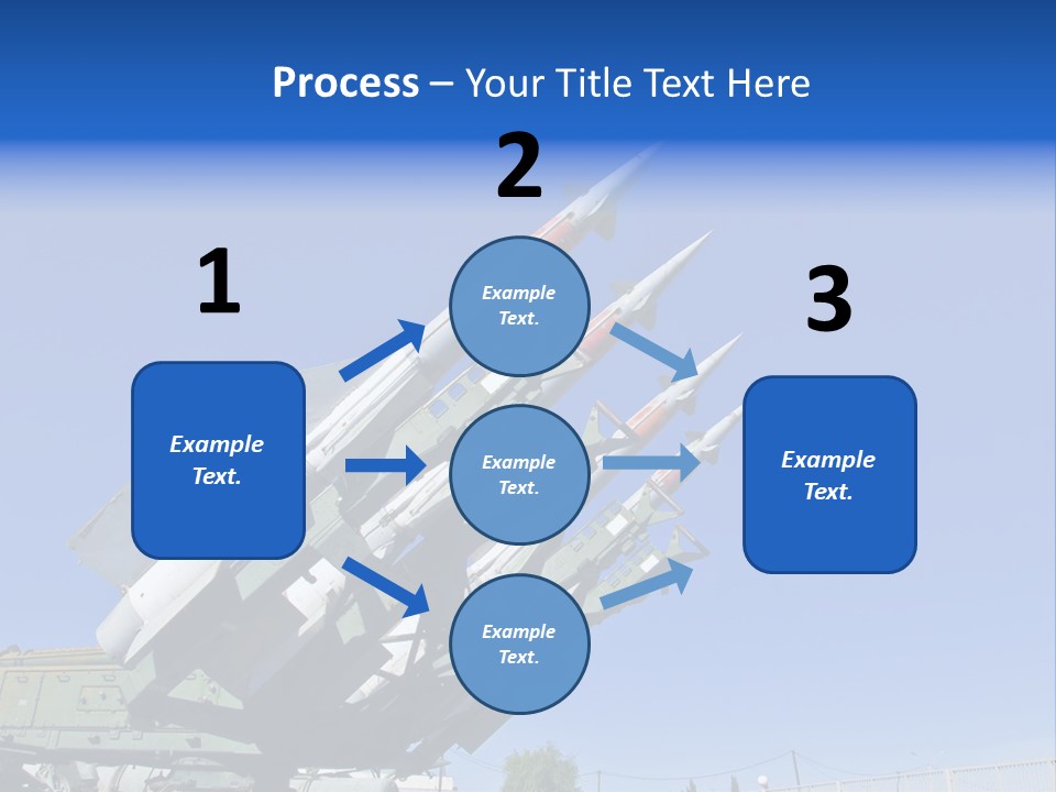 A Group Of Missiles Sitting On Top Of Each Other PowerPoint Template