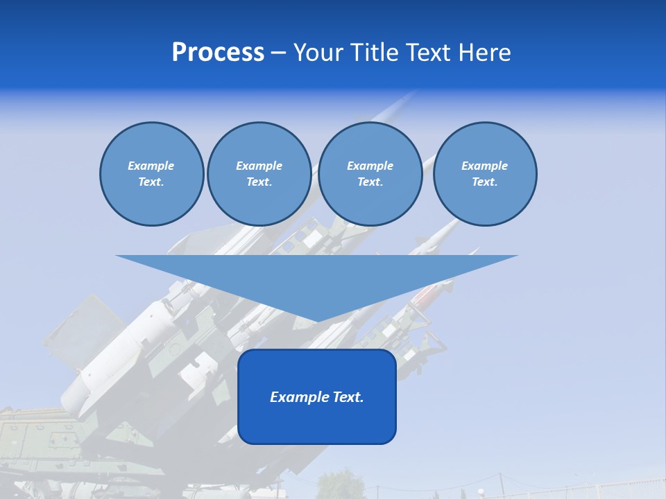 A Group Of Missiles Sitting On Top Of Each Other PowerPoint Template