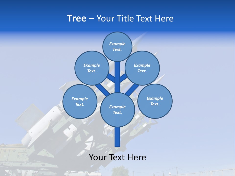 A Group Of Missiles Sitting On Top Of Each Other PowerPoint Template