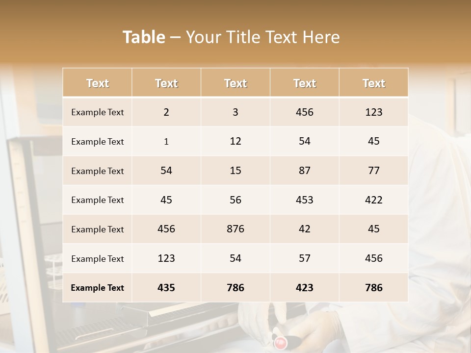 A Man In A Lab Coat And Face Mask PowerPoint Template