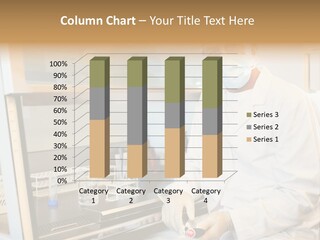 A Man In A Lab Coat And Face Mask PowerPoint Template