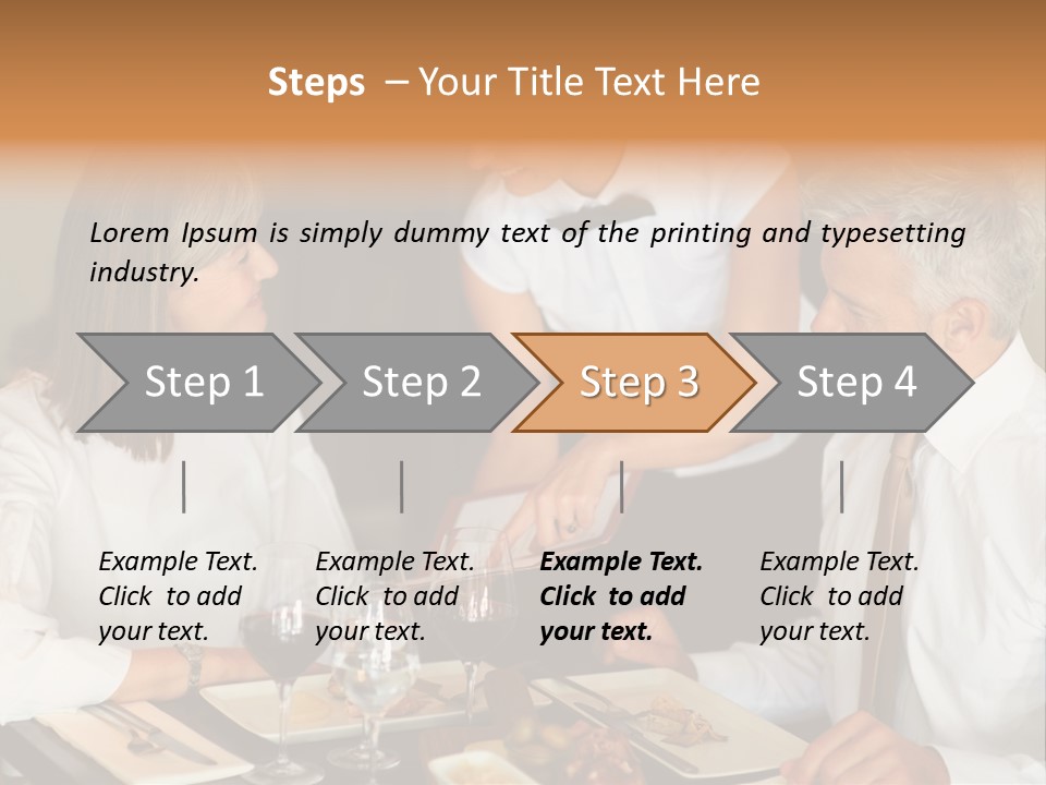 A Group Of People Sitting Around A Table PowerPoint Template