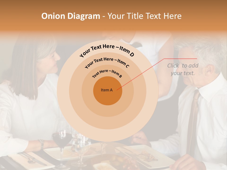 A Group Of People Sitting Around A Table PowerPoint Template