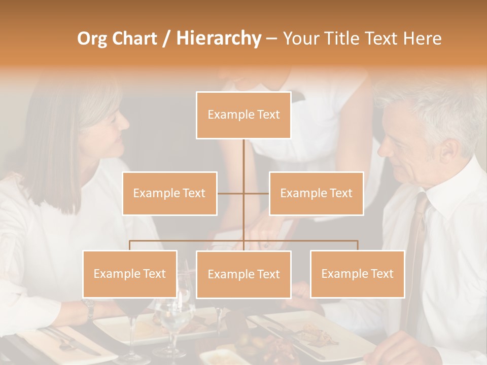 A Group Of People Sitting Around A Table PowerPoint Template