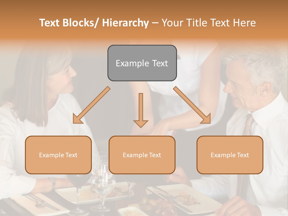 A Group Of People Sitting Around A Table PowerPoint Template