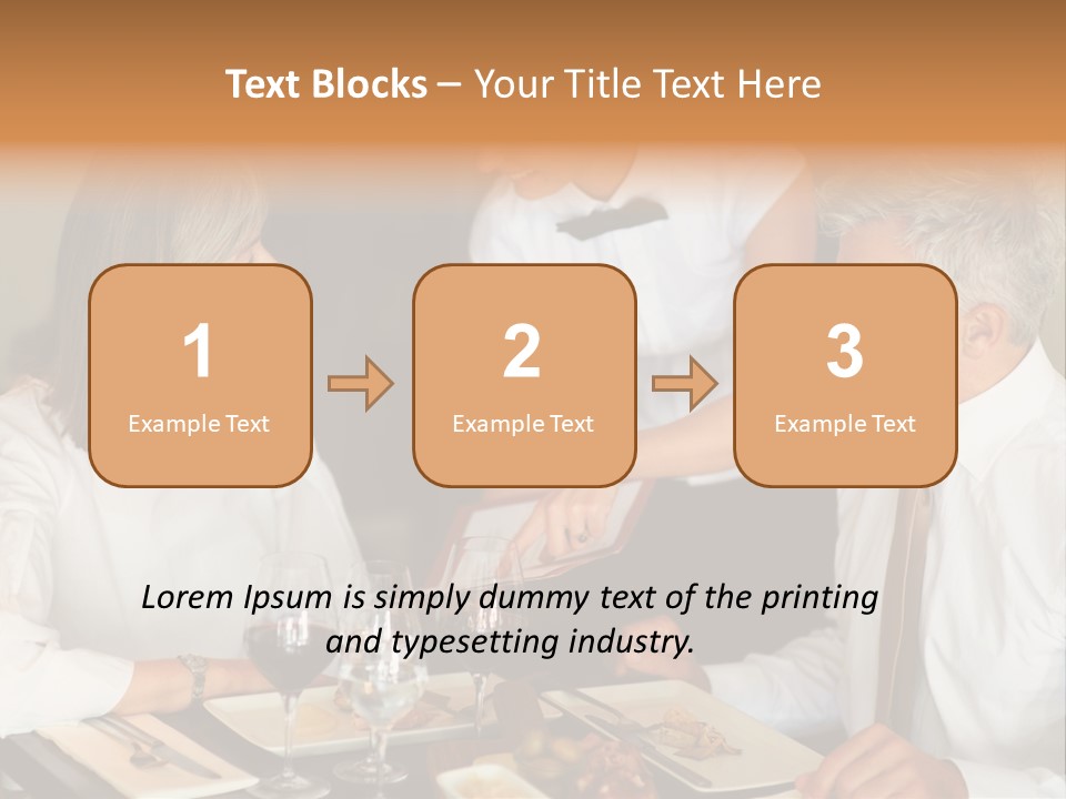A Group Of People Sitting Around A Table PowerPoint Template