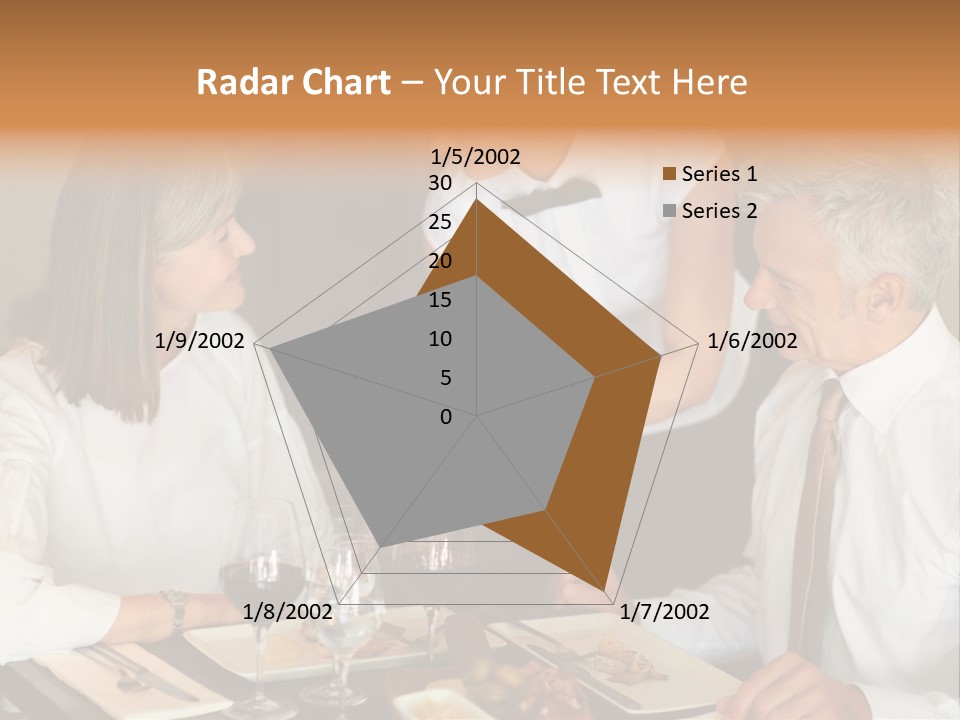 A Group Of People Sitting Around A Table PowerPoint Template