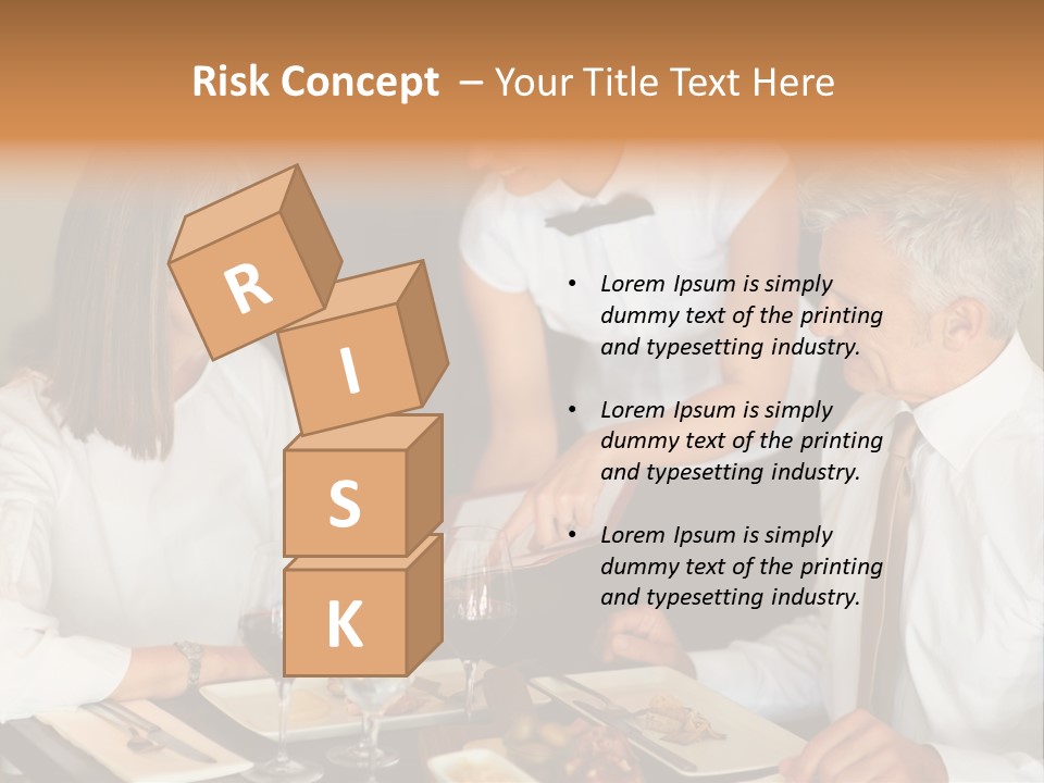 A Group Of People Sitting Around A Table PowerPoint Template