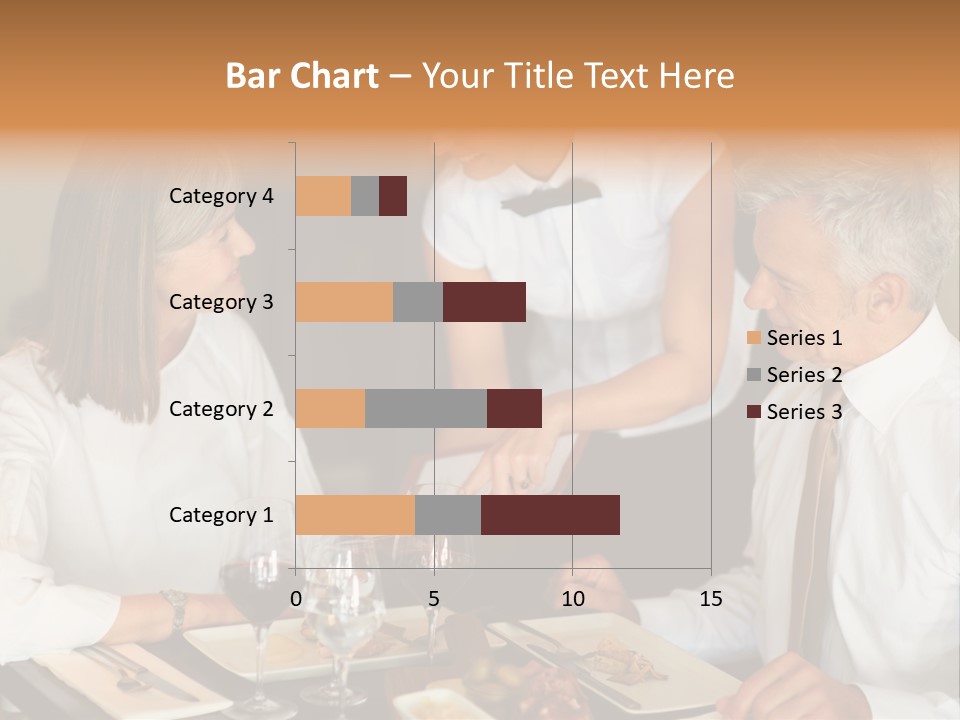 A Group Of People Sitting Around A Table PowerPoint Template