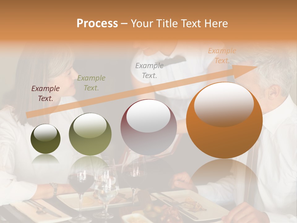 A Group Of People Sitting Around A Table PowerPoint Template