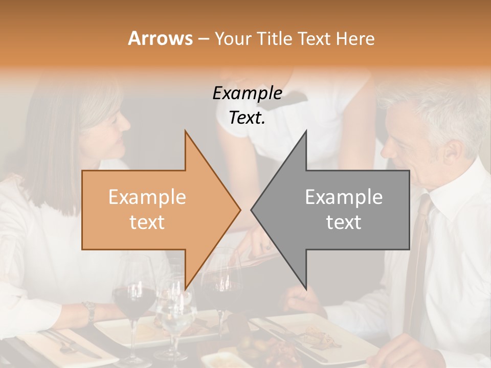 A Group Of People Sitting Around A Table PowerPoint Template