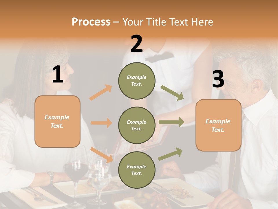 A Group Of People Sitting Around A Table PowerPoint Template
