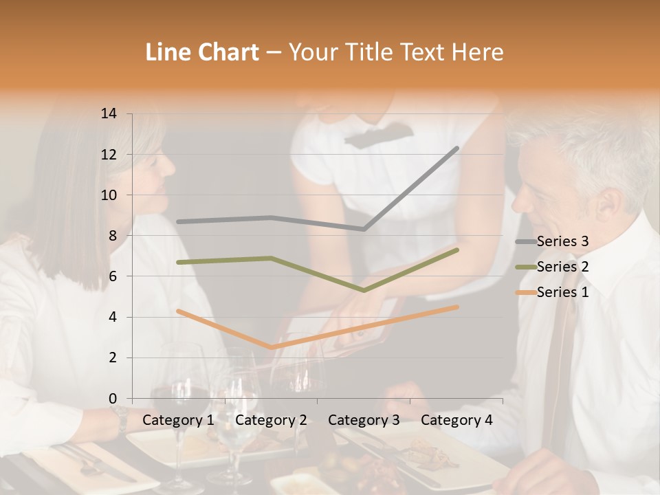 A Group Of People Sitting Around A Table PowerPoint Template
