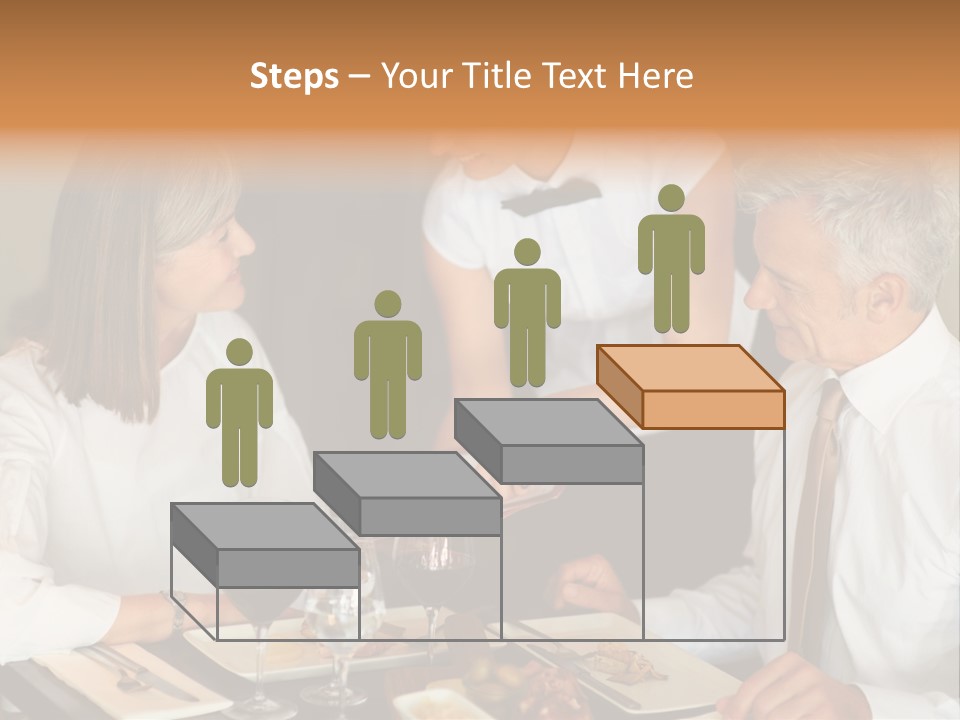 A Group Of People Sitting Around A Table PowerPoint Template