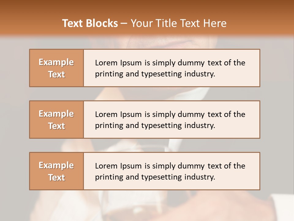A Man In A Tuxedo Holding A Glass Of Wine PowerPoint Template