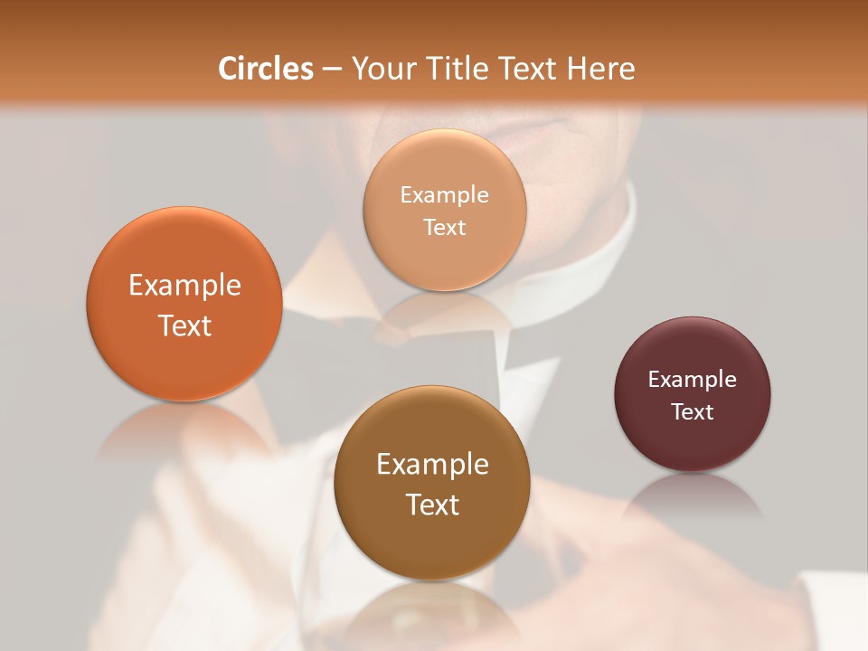 A Man In A Tuxedo Holding A Glass Of Wine PowerPoint Template