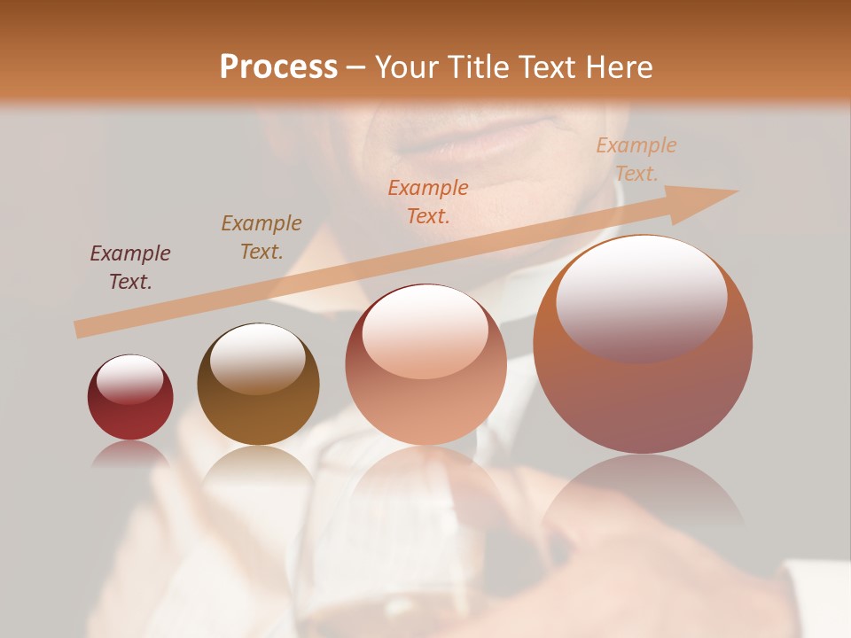 A Man In A Tuxedo Holding A Glass Of Wine PowerPoint Template
