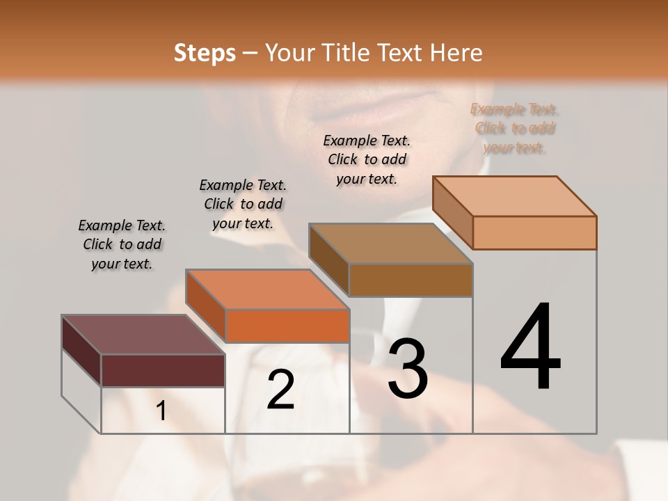 A Man In A Tuxedo Holding A Glass Of Wine PowerPoint Template