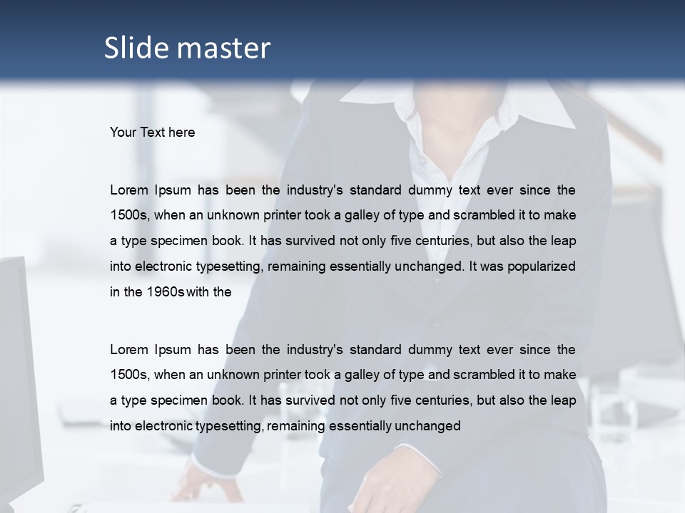 Grass Working Concentration PowerPoint Template