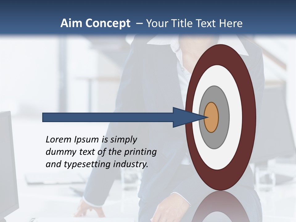 Grass Working Concentration PowerPoint Template