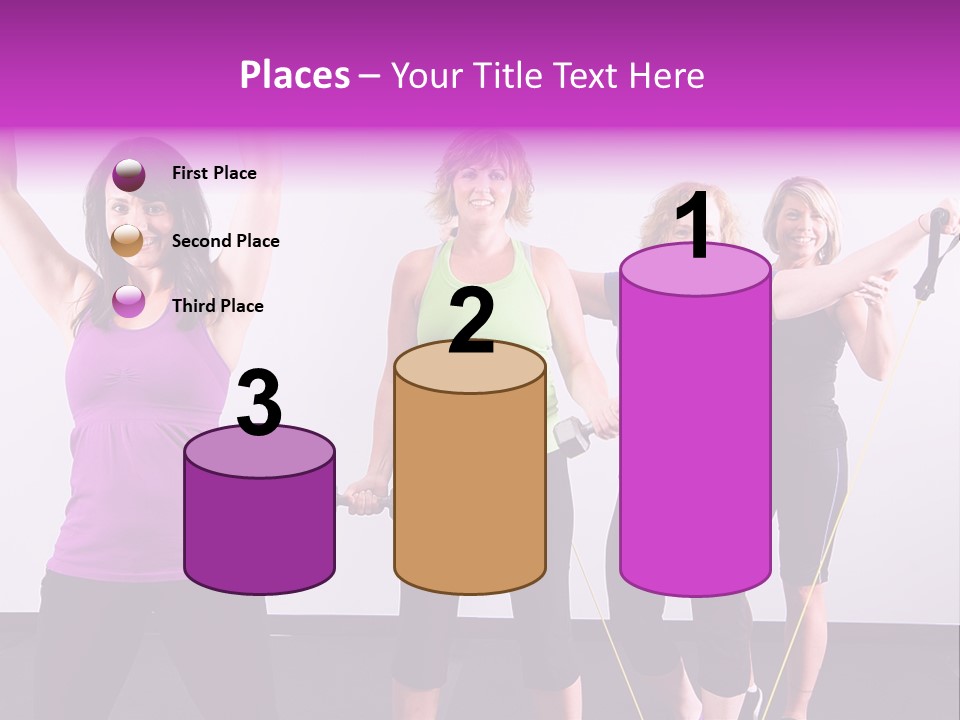 Girls Gym Women PowerPoint Template