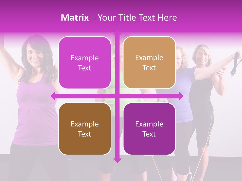 Girls Gym Women PowerPoint Template