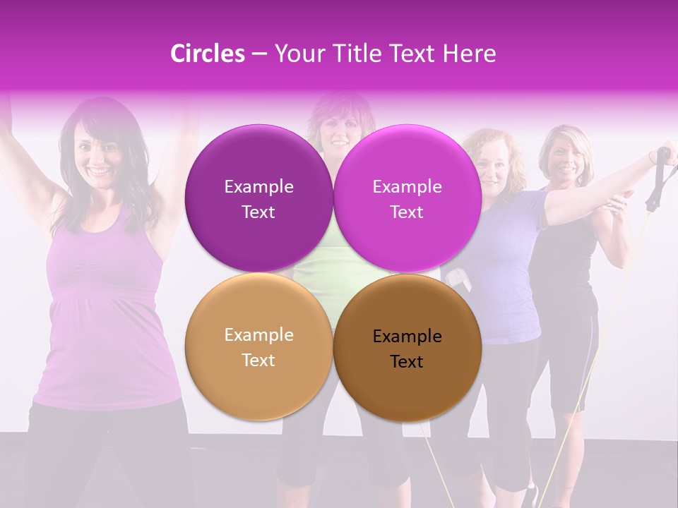 Girls Gym Women PowerPoint Template