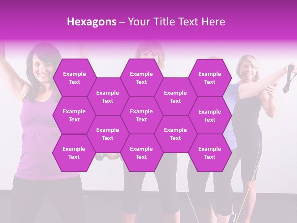 Girls Gym Women PowerPoint Template