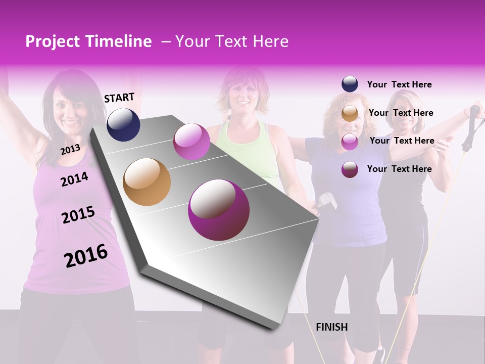 Girls Gym Women PowerPoint Template
