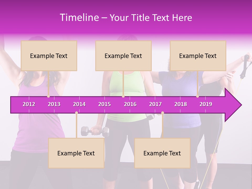 Girls Gym Women PowerPoint Template