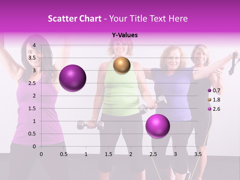 Girls Gym Women PowerPoint Template