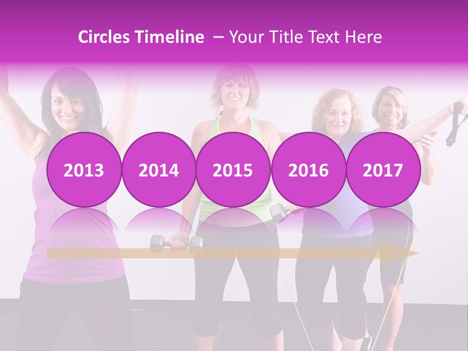 Girls Gym Women PowerPoint Template