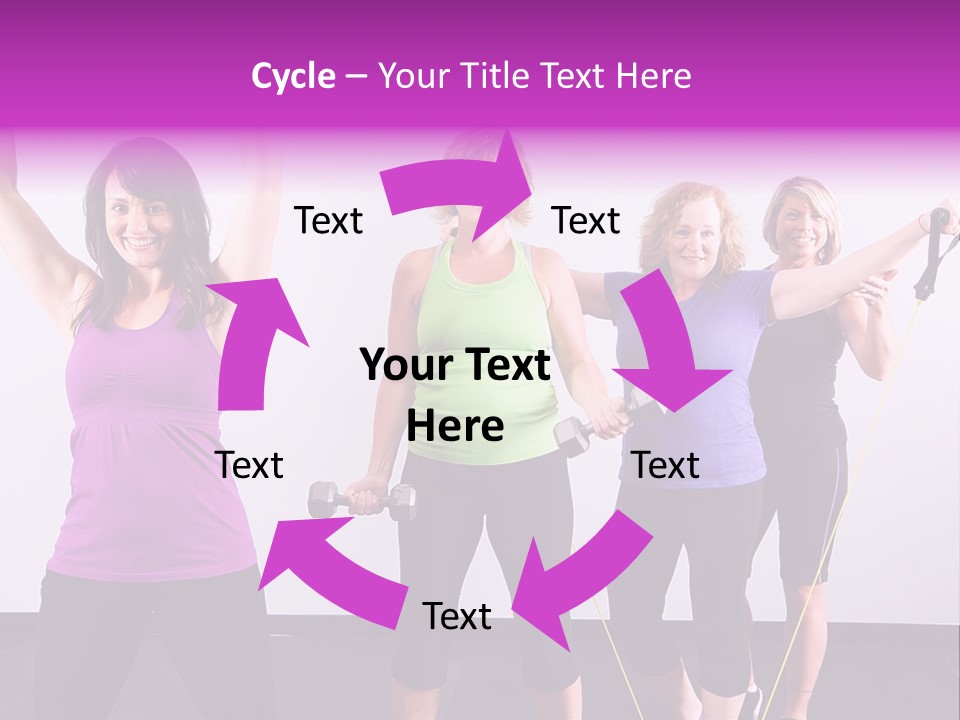 Girls Gym Women PowerPoint Template