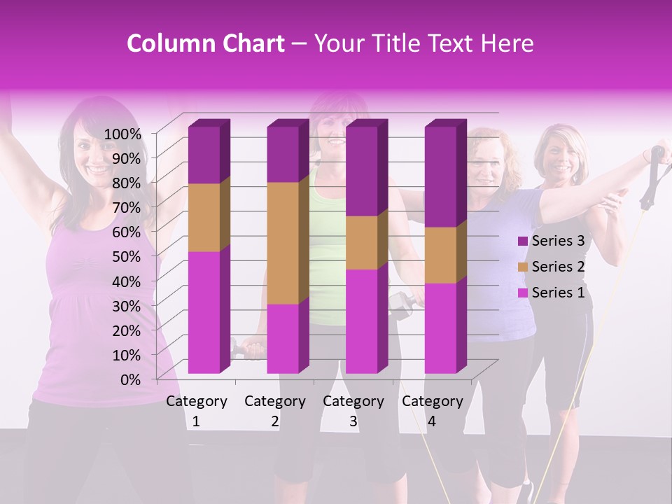 Girls Gym Women PowerPoint Template